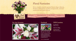Desktop Screenshot of floralfantasiesbatavia.com